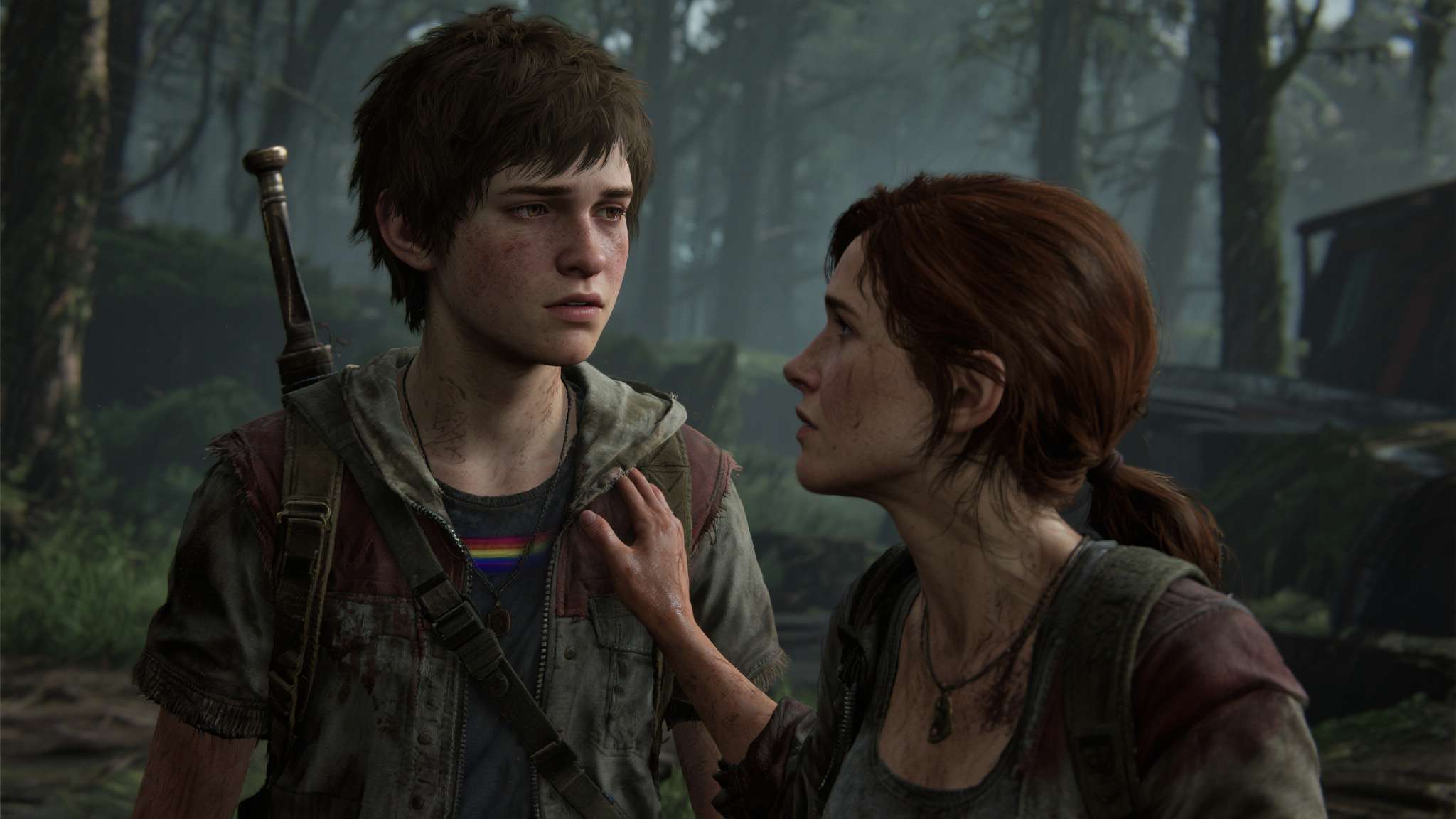 最后生还者第一季 Lev在《最后生还者》的故事体系中,是一个极具突破性的角色。他是整个系列中首位跨